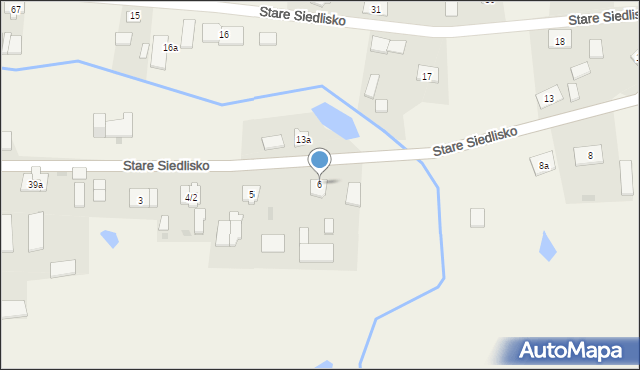 Stare Siedlisko, Stare Siedlisko, 6, mapa Stare Siedlisko