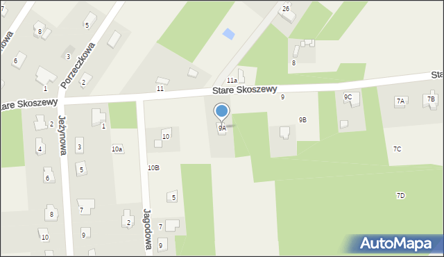 Stare Skoszewy, Stare Skoszewy, 9A, mapa Stare Skoszewy