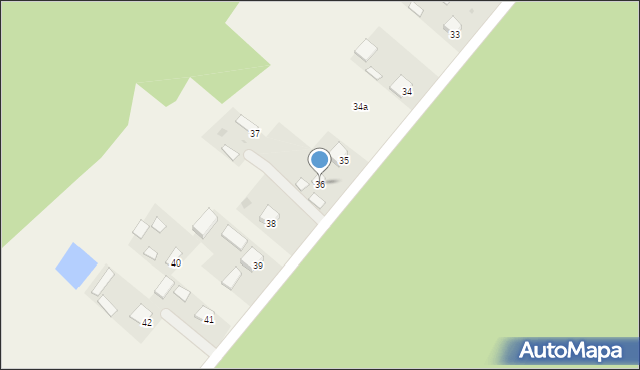 Stare Słowiki, Stare Słowiki, 36, mapa Stare Słowiki