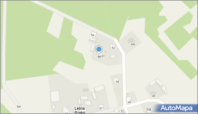 Stare Słowiki, Stare Słowiki, 55, mapa Stare Słowiki