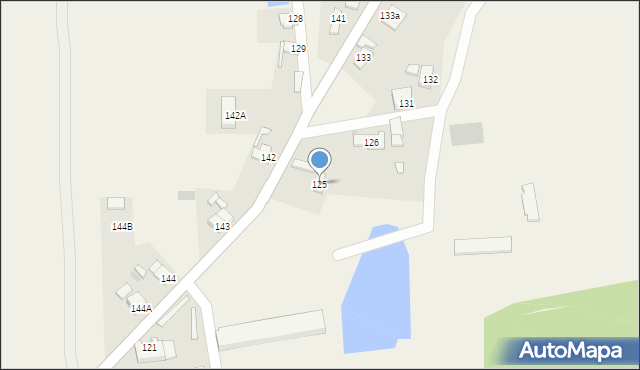 Stare Strącze, Stare Strącze, 125, mapa Stare Strącze