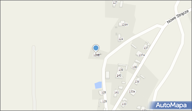 Stare Strącze, Stare Strącze, 128B, mapa Stare Strącze