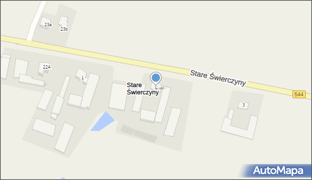 Stare Świerczyny, Stare Świerczyny, 2, mapa Stare Świerczyny