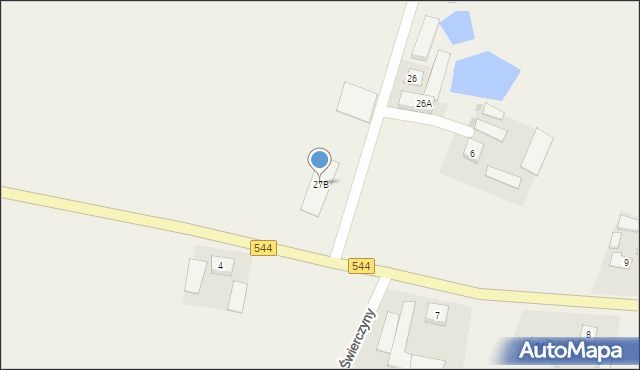 Stare Świerczyny, Stare Świerczyny, 27B, mapa Stare Świerczyny