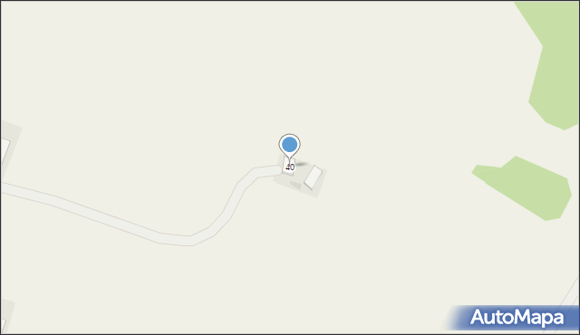 Stare Świerczyny, Stare Świerczyny, 40, mapa Stare Świerczyny
