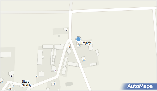 Stare Szabły, Stare Szabły, 19, mapa Stare Szabły