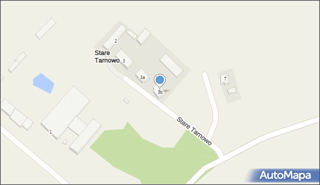 Stare Tarnowo, Stare Tarnowo, 3b, mapa Stare Tarnowo