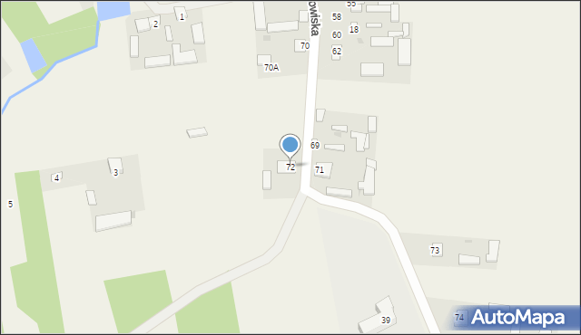 Stare Wierzchowiska, Stare Wierzchowiska, 72, mapa Stare Wierzchowiska