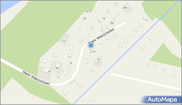 Stare Wierzchowo, Stare Wierzchowo, 12, mapa Stare Wierzchowo