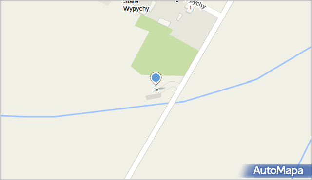 Stare Wypychy, Stare Wypychy, 1a, mapa Stare Wypychy