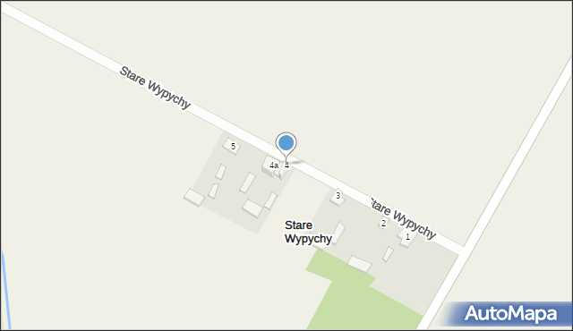 Stare Wypychy, Stare Wypychy, 4, mapa Stare Wypychy