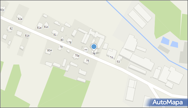 Stare Zadybie, Stare Zadybie, 76, mapa Stare Zadybie