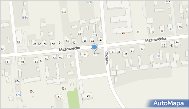 Stare Załubice, Stare Załubice, 24, mapa Stare Załubice