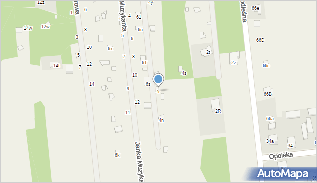 Stare Załubice, Stare Załubice, 4r, mapa Stare Załubice