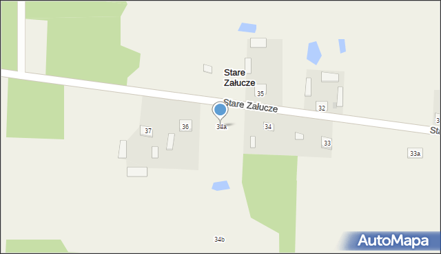 Stare Załucze, Stare Załucze, 34a, mapa Stare Załucze