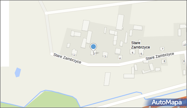 Stare Zambrzyce, Stare Zambrzyce, 2, mapa Stare Zambrzyce