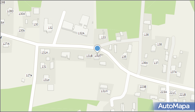 Stare Żukowice, Stare Żukowice, 131C, mapa Stare Żukowice