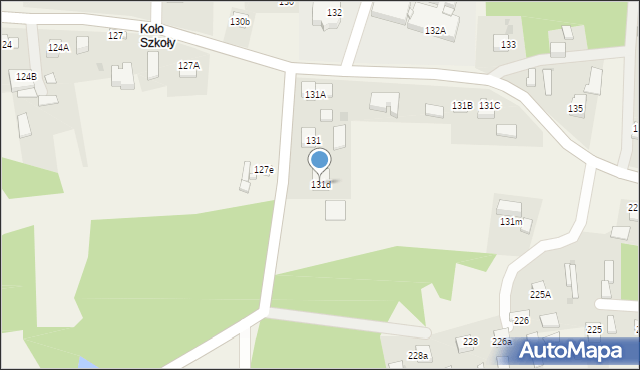 Stare Żukowice, Stare Żukowice, 131d, mapa Stare Żukowice