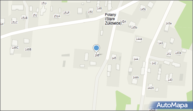 Stare Żukowice, Stare Żukowice, 146, mapa Stare Żukowice