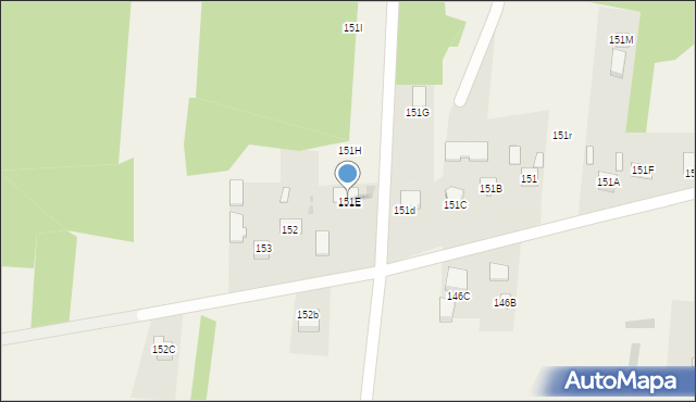 Stare Żukowice, Stare Żukowice, 151E, mapa Stare Żukowice