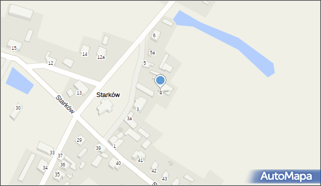 Starków, Starków, 4, mapa Starków