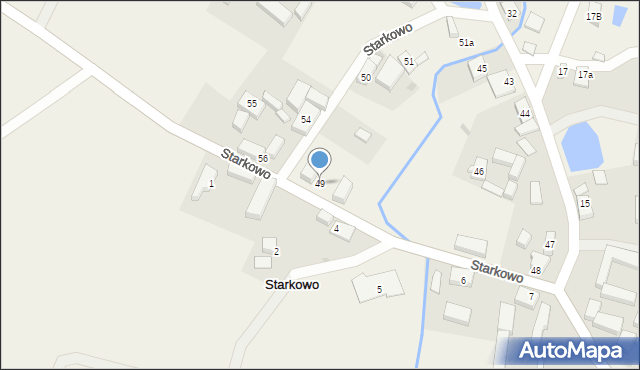 Starkowo, Starkowo, 49, mapa Starkowo