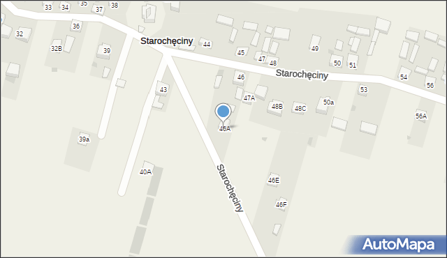 Starochęciny, Starochęciny, 46A, mapa Starochęciny