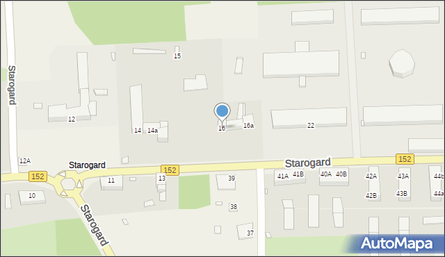 Starogard, Starogard, 16, mapa Starogard