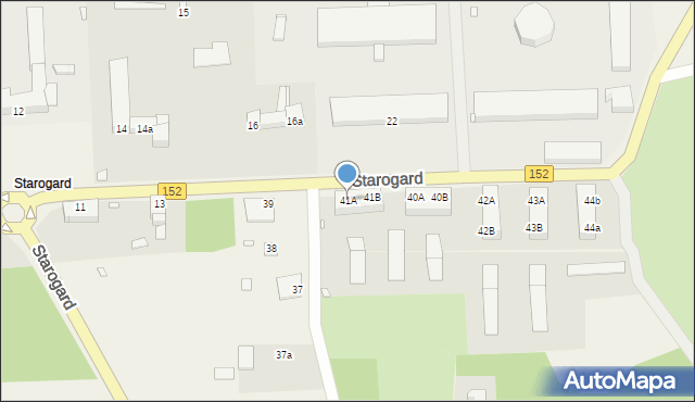 Starogard, Starogard, 41A, mapa Starogard