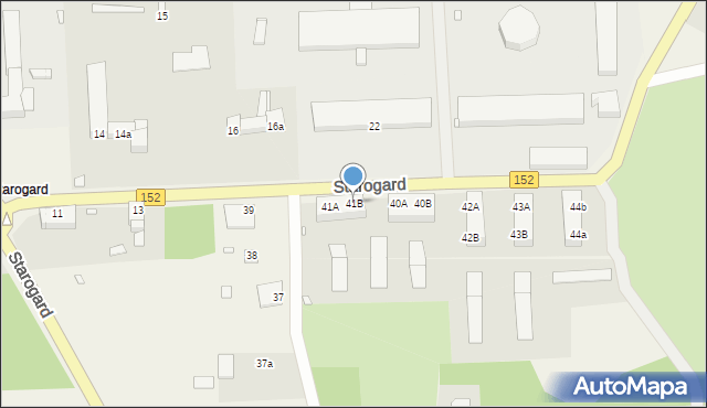 Starogard, Starogard, 41B, mapa Starogard