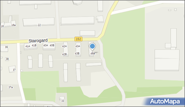 Starogard, Starogard, 44a, mapa Starogard