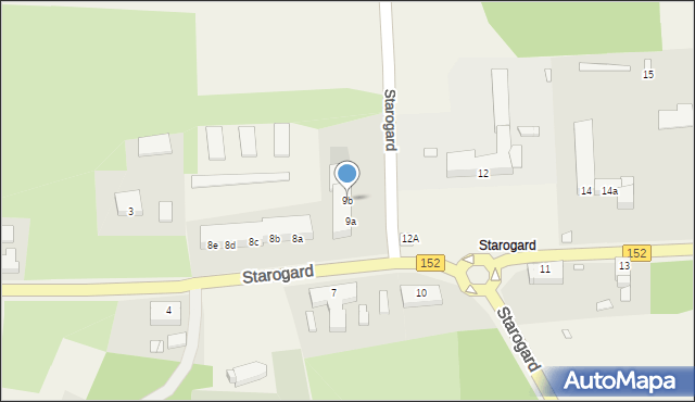 Starogard, Starogard, 9b, mapa Starogard