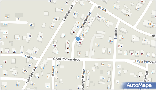 Starogard Gdański, Stefańskiego Walentego, 5d, mapa Starogard Gdański
