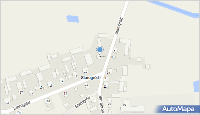 Starogród, Starogród, 7, mapa Starogród