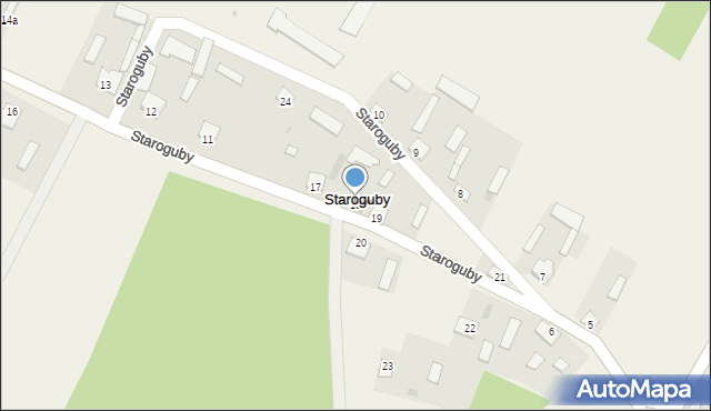 Staroguby, Staroguby, 18, mapa Staroguby