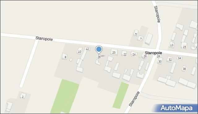 Staropole, Staropole, 16, mapa Staropole