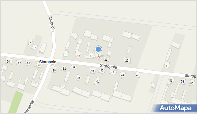 Staropole, Staropole, 19, mapa Staropole