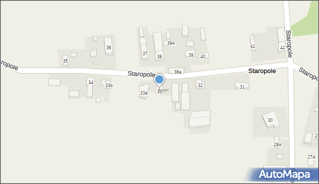 Staropole, Staropole, 33, mapa Staropole