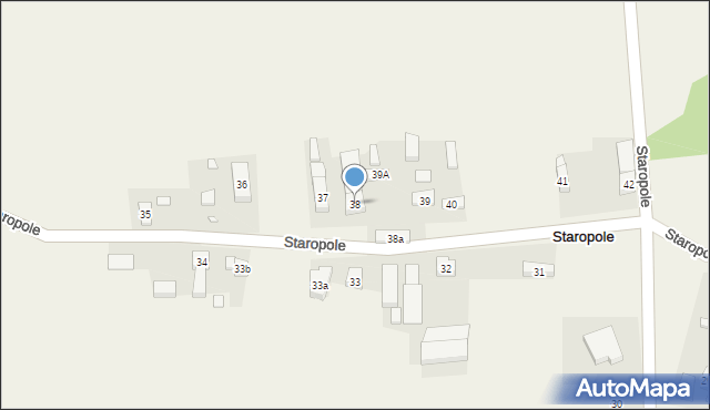 Staropole, Staropole, 38, mapa Staropole