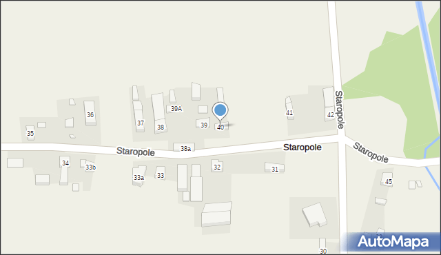 Staropole, Staropole, 40, mapa Staropole