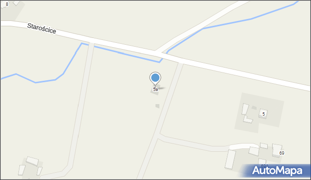 Starościce, Starościce, 5a, mapa Starościce