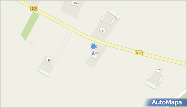 Starościn, Starościn, 37A, mapa Starościn