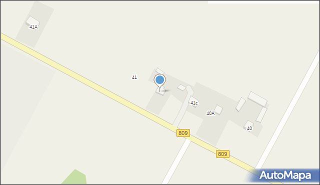 Starościn, Starościn, 41, mapa Starościn