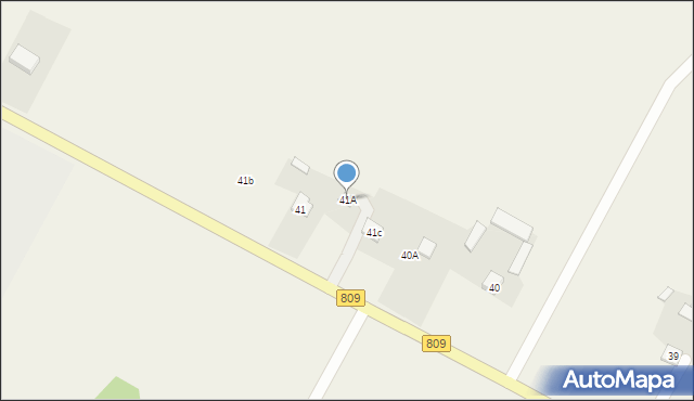 Starościn, Starościn, 41A, mapa Starościn