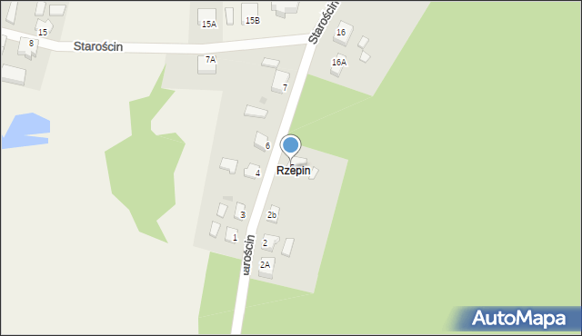 Starościn, Starościn, 5, mapa Starościn
