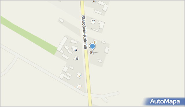 Starościn-Kolonia, Starościn-Kolonia, 35, mapa Starościn-Kolonia