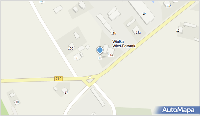 Starostwo Szadek, Starostwo Szadek, 11, mapa Starostwo Szadek