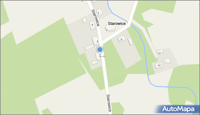 Starowice, Starowice, 7, mapa Starowice