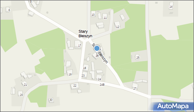 Stary Błeszyn, Stary Błeszyn, 16, mapa Stary Błeszyn