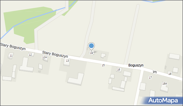 Stary Boguszyn, Stary Boguszyn, 14, mapa Stary Boguszyn